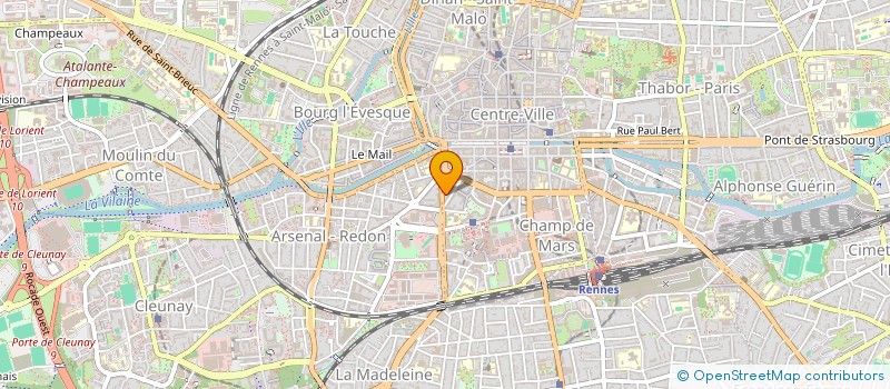 localisation de l'entreprise LES FLORIANES à RENNES