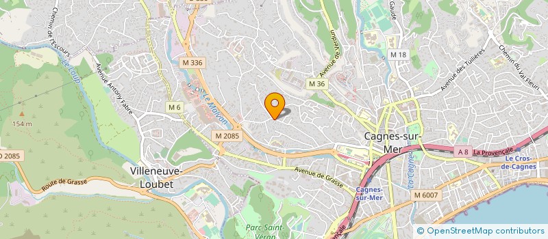 localisation de l'entreprise LES FLORIDES à CAGNES-SUR-MER