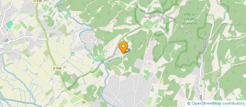 localisation de l'entreprise LES FLORIDES  L'ISLE-SUR-LA-SORGUE