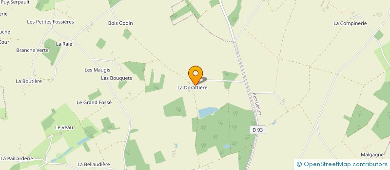 localisation de l'entreprise LES FLORILEGES  SAINT-SENOCH