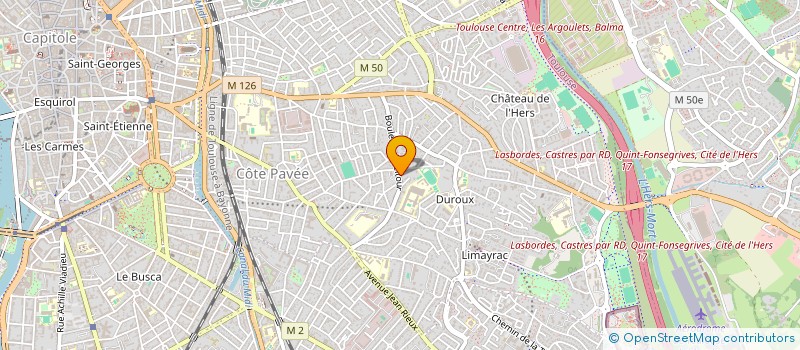 localisation de l'entreprise LES FLORIPEDES  TOULOUSE