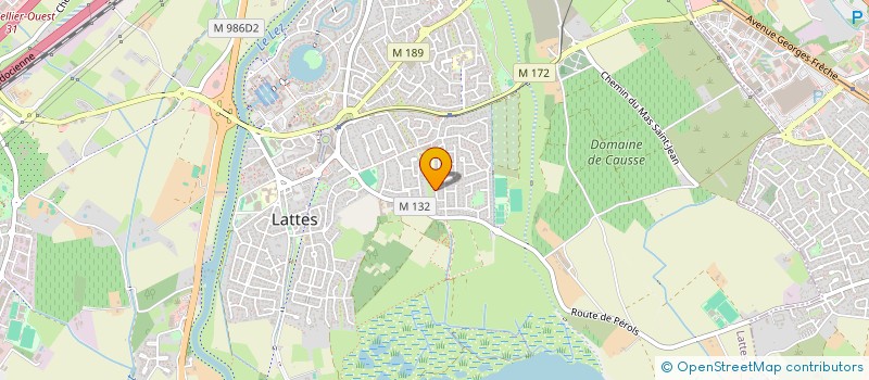 localisation de l'entreprise LES FLOTS à LATTES