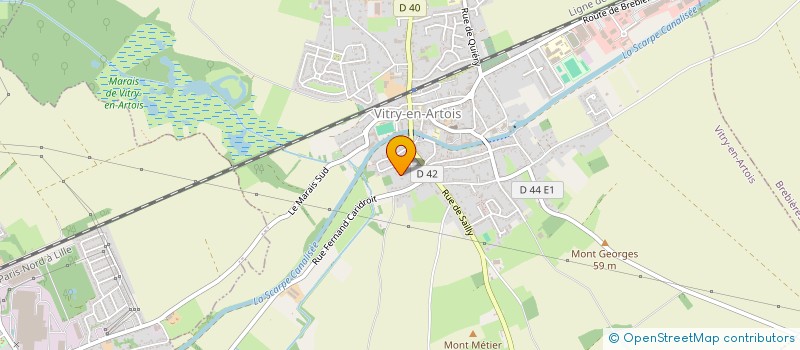 localisation de l'entreprise LES FLOTS  VITRY-EN-ARTOIS