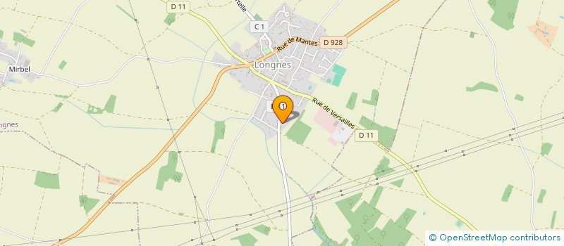 localisation de l'entreprise LES FLOTS BLEUS  LONGNES