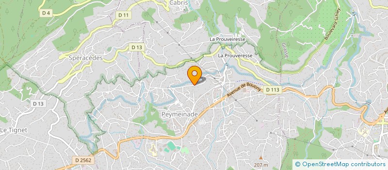 localisation de l'entreprise LES FLOTS BLEUS  PEYMEINADE