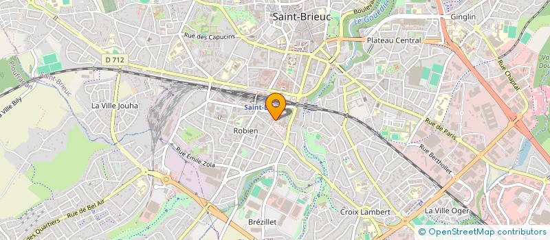 localisation de l'entreprise LES FLOUS ALLIES à SAINT-BRIEUC
