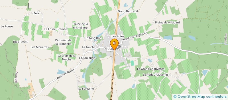 localisation de l'entreprise LES FOLIE Z ART'S  COUDDES