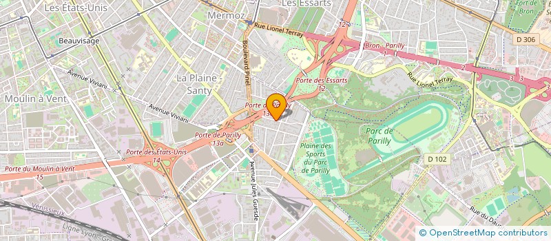 localisation de l'entreprise LES FOLIES BACHIQUES  VENISSIEUX