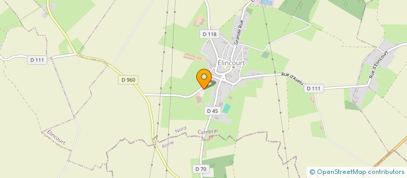 localisation de l'entreprise LES FOLIES'BERIQUES  ELINCOURT