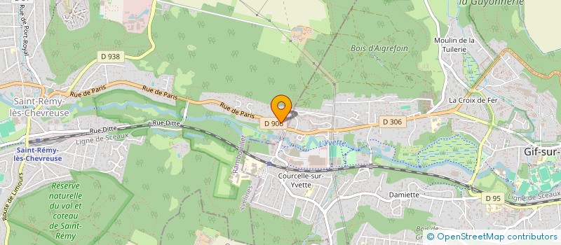 localisation de l'entreprise LES FOLIES BERZERK  SAINT-REMY-LES-CHEVREUSE