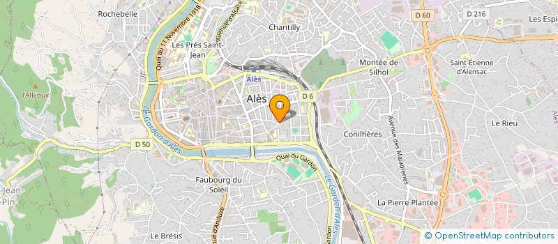 localisation de l'entreprise LES FOLIES D'ALEX  ALES