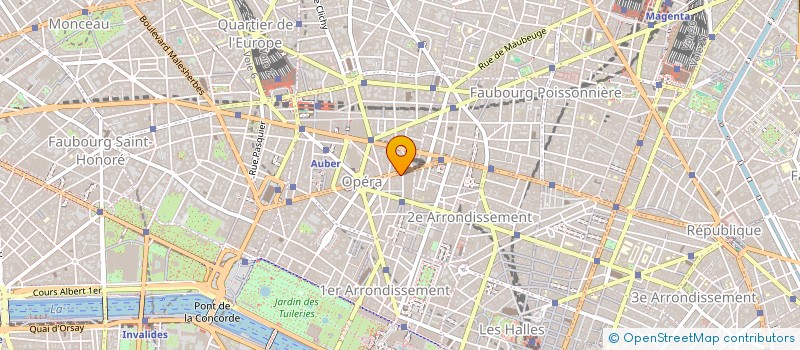 localisation de l'entreprise LES FOLIES DE LAURYNE  PARIS