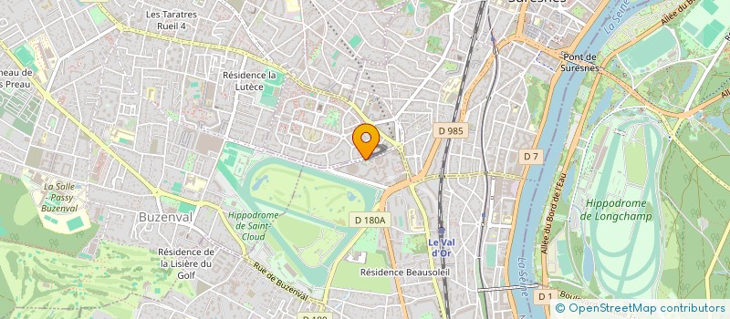localisation de l'entreprise LES FOLIES DE LOU à SAINT-CLOUD