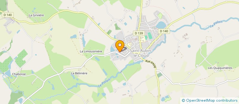 localisation de l'entreprise LES FOLIQUETTES DANS LE DESERT  SAINT-AUBIN-LE-CLOUD