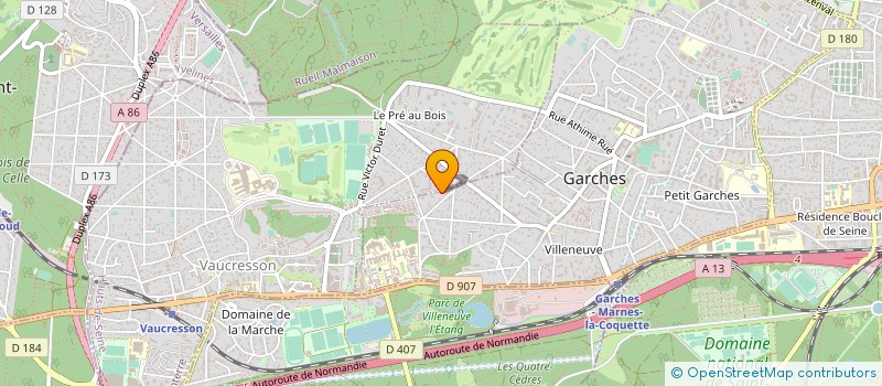 localisation de l'entreprise LES FONCIAUX à GARCHES