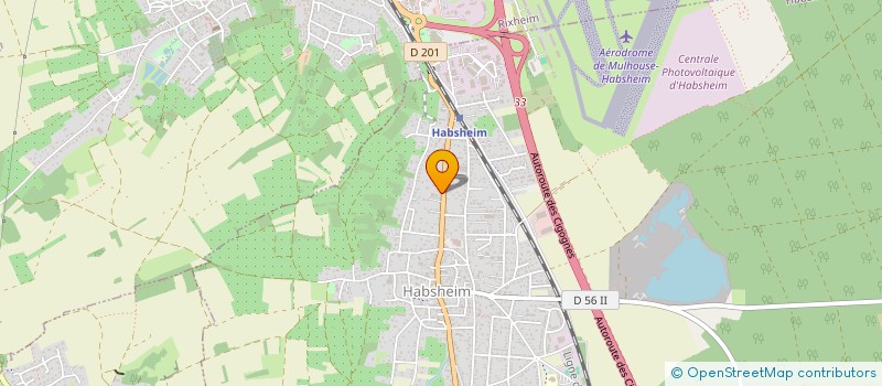 localisation de l'entreprise LES FONDATIONS DE L'ENFANCE DE DEMAIN  HABSHEIM