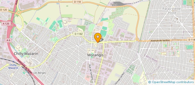 localisation de l'entreprise LES FONDERIES DE LA VRIGNE à MORANGIS