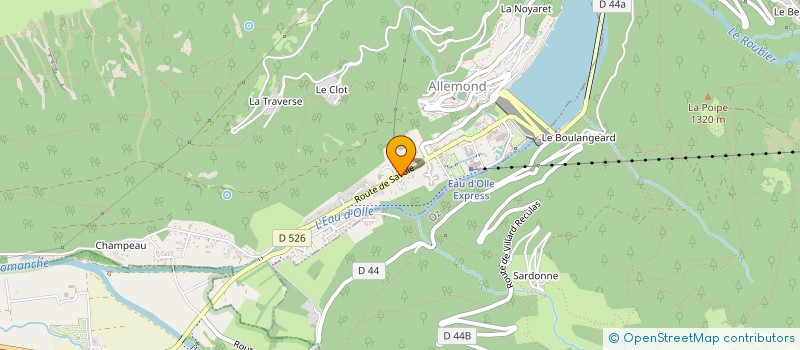 localisation de l'entreprise LES FONDERIES ROYALES  ALLEMOND