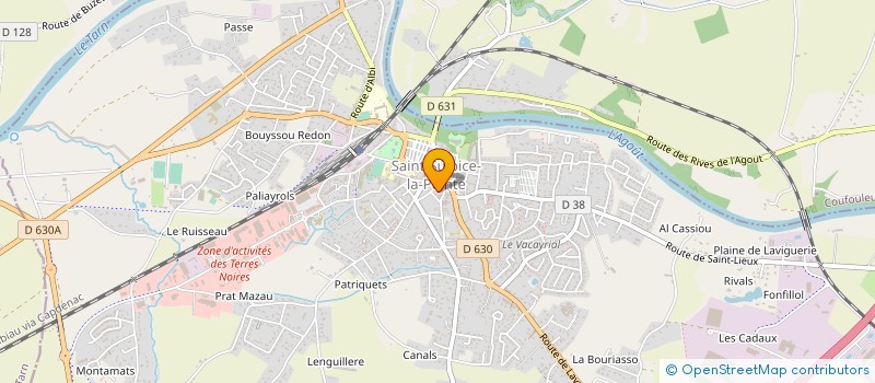 localisation de l'entreprise LES FONDEURS DE BRIQUES à SAINT-SULPICE-LA-POINTE