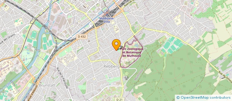 localisation de l'entreprise LES FONDEURS DE SENS,  MULHOUSE