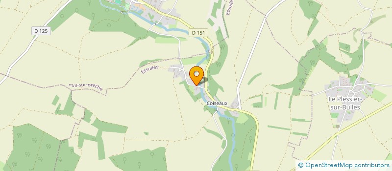 localisation de l'entreprise LES FONDS DE COISEAUX  ESSUILES