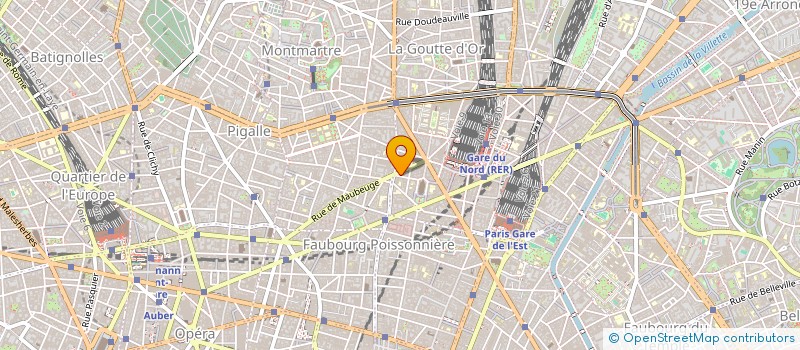 localisation de l'entreprise LES FONDS DE TIROIRS  PARIS