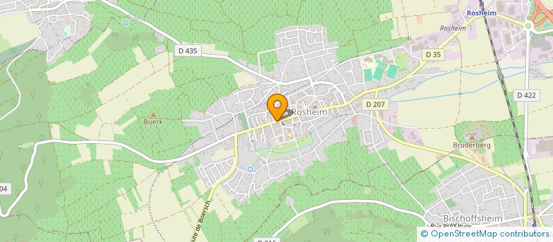 localisation de l'entreprise LES FONDS DU ROSENMEER à ROSHEIM