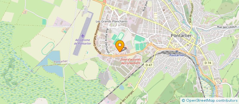 localisation de l'entreprise LES FONDUES WYSSMULLER(R) FRANCE  PONTARLIER