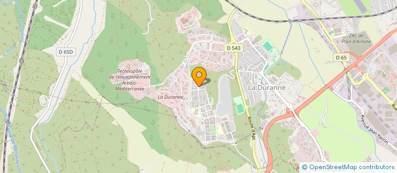 localisation de l'entreprise LES FONDUS à AIX-EN-PROVENCE