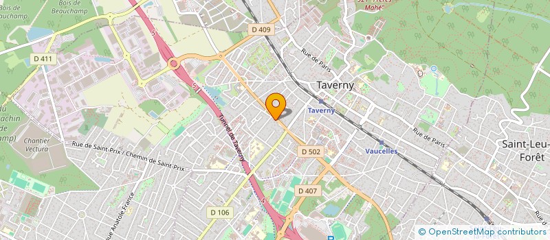 localisation de l'entreprise LES FONDUS DE LA MARCHE NORDIQUE  TAVERNY