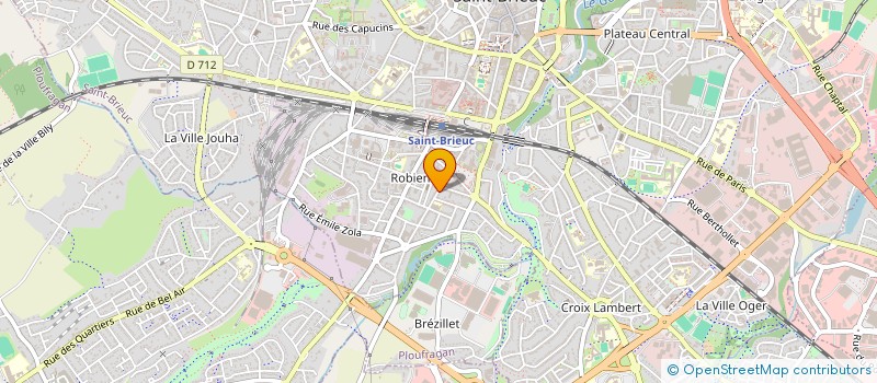 localisation de l'entreprise LES FONDUS DECHAINES à SAINT-BRIEUC