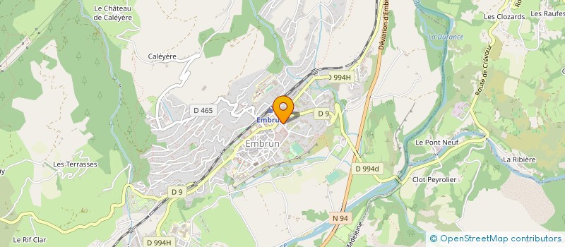 localisation de l'entreprise LES FONTAINES à LES ORRES