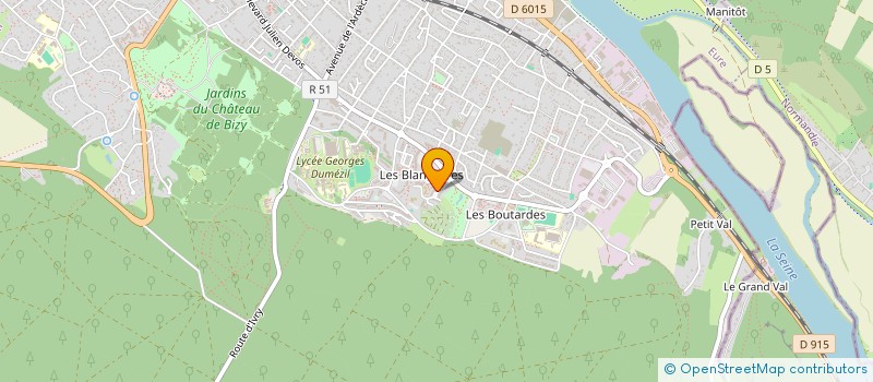 localisation de l'entreprise LES FONTAINES ABBE PIERRE MARLE à VERNON