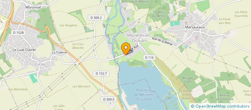 localisation de l'entreprise LES FONTAINES DE MEZIERES à MEZIERES-EN-DROUAIS