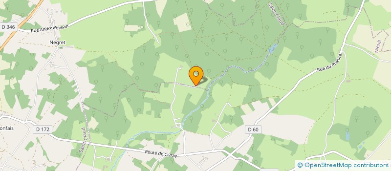 localisation de l'entreprise LES FONTAINES DES FEES à SAINT-CLAUD