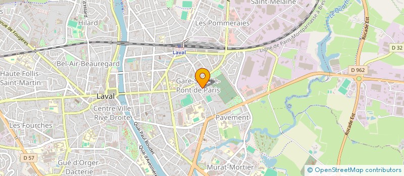 localisation de l'entreprise LES FONTAINES IMMO à LAVAL