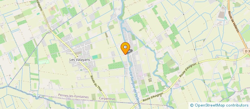 localisation de l'entreprise LES FONTAINES SICA à PERNES-LES-FONTAINES