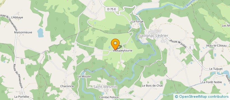 localisation de l'entreprise LES FONTANELLES à SAINT-MESMIN