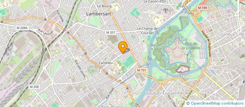 localisation de l'entreprise LES FONTELLES PHILIPPO à LAMBERSART