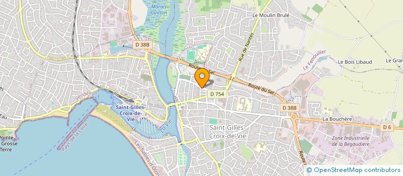 localisation de l'entreprise LES FONTENELLES à SAINT-GILLES-CROIX-DE-VIE
