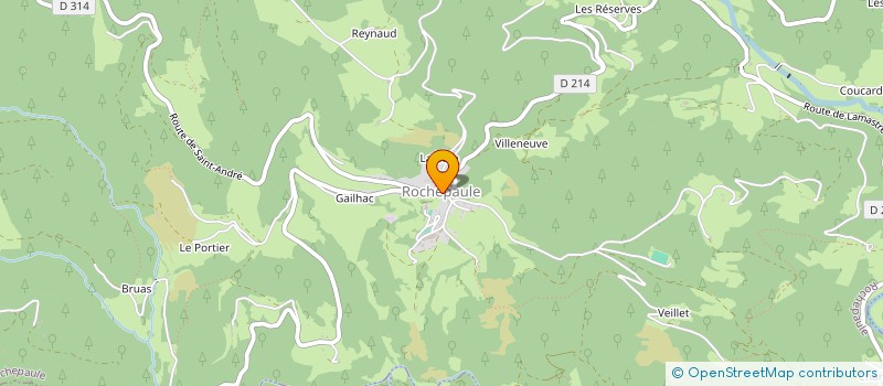localisation de l'entreprise LES FONTES DE MARS à SAINT-AGREVE