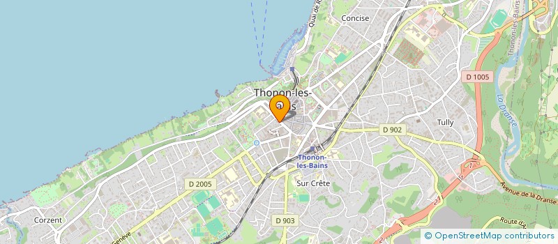 localisation de l'entreprise LES FORCES MOTRICES DE LA BIENNE  SAINT-CLAUDE