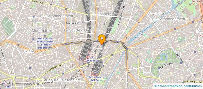 localisation de l'entreprise LES FORCES MUSICALES  PARIS