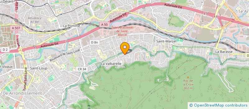 localisation de l'entreprise LES FORESTRIES à MARSEILLE