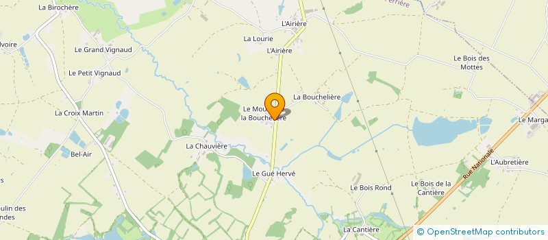 localisation de l'entreprise LES FORETS à LA FERRIERE