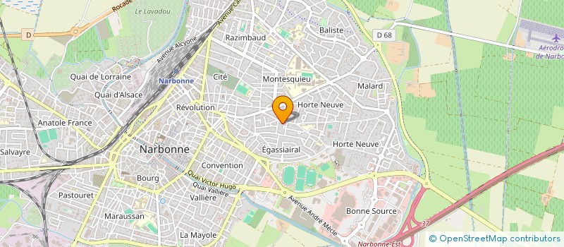 localisation de l'entreprise LES FORETS MANA  NARBONNE