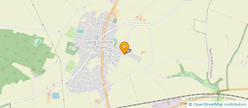 localisation de l'entreprise LES FORGEAUX TRAVAUX AGRICOLES à SAINTE-GEMME-LA-PLAINE