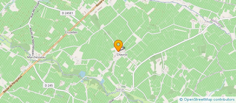 localisation de l'entreprise LES FORGERONS D AQUITAINE  NEAC