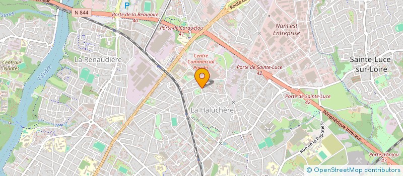 localisation de l'entreprise LES FORGES  CARQUEFOU