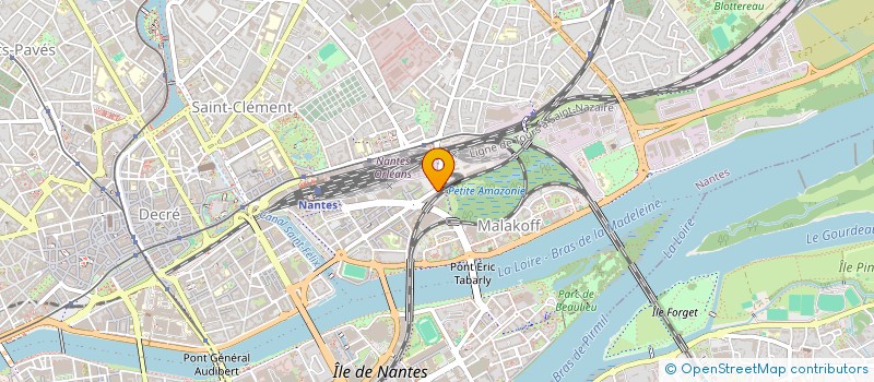 localisation de l'entreprise LES FORGES à NANTES